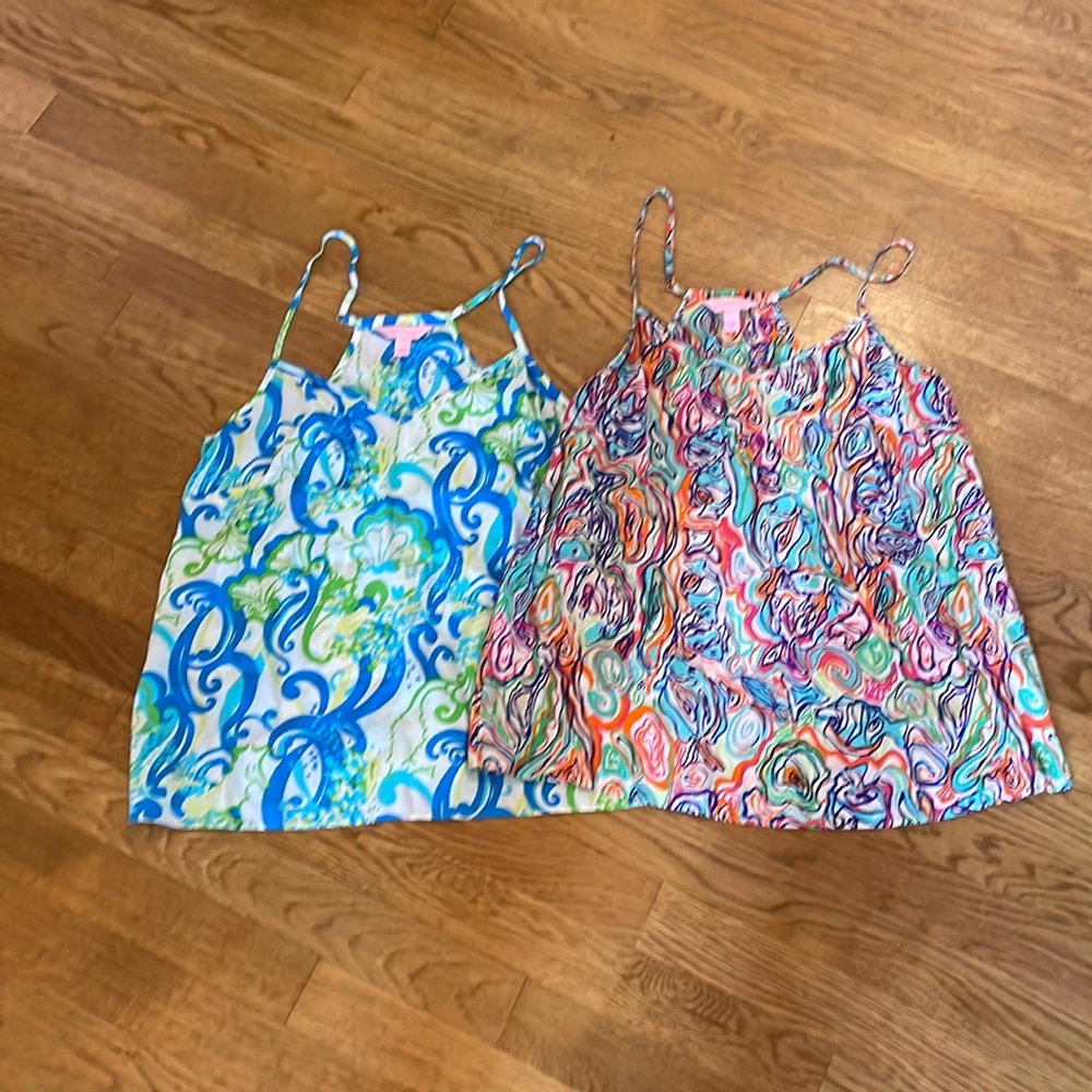 Womens size S/M Lilly Pulitzer silk tops
